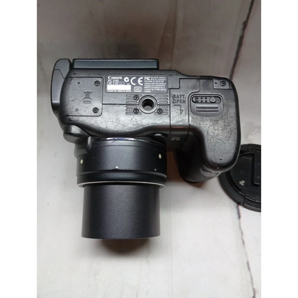Canon PowerShot S3 IS Black 6.0MP Digital Camera As Is For Parts Only